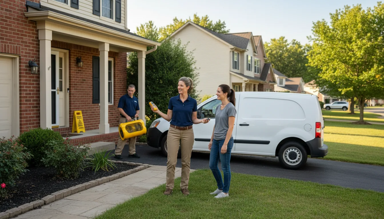 Water restoration image for Flood Water Cleanup, Removal And Restoration Services in Rockdale, TX